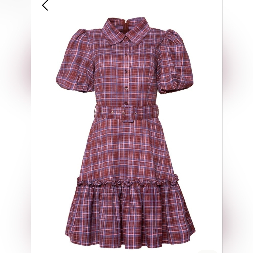 Ivy City Co Virginia Plaid Dress Size 12